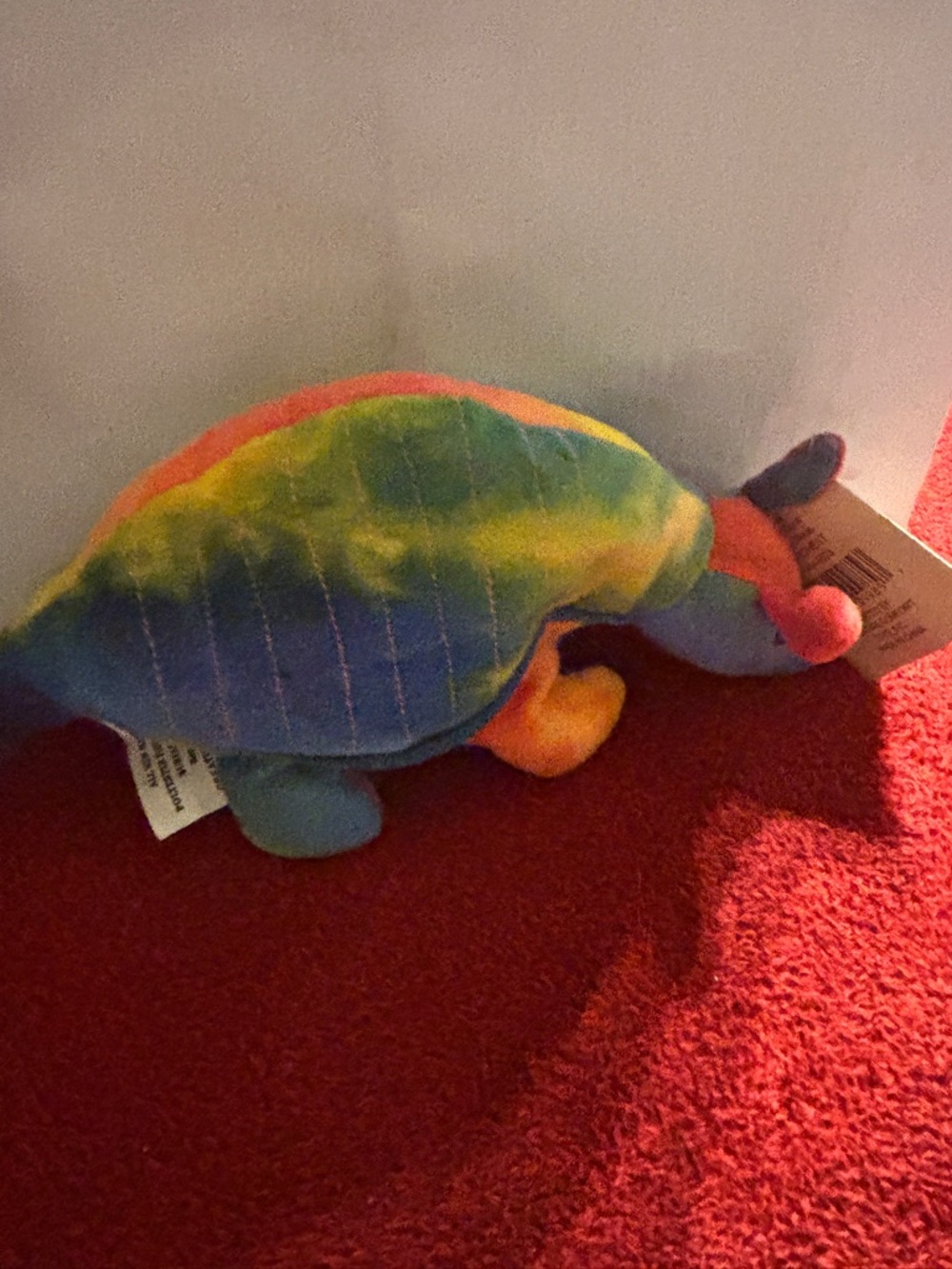 Wildwest Collection Plush Multicolor Arnie The Armadillo Beanie plush . NWT